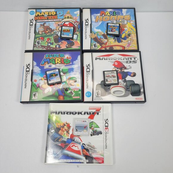 Nintendo DS & 3DS Mario Games Bundle Set of 5 - Picture 3 of 6